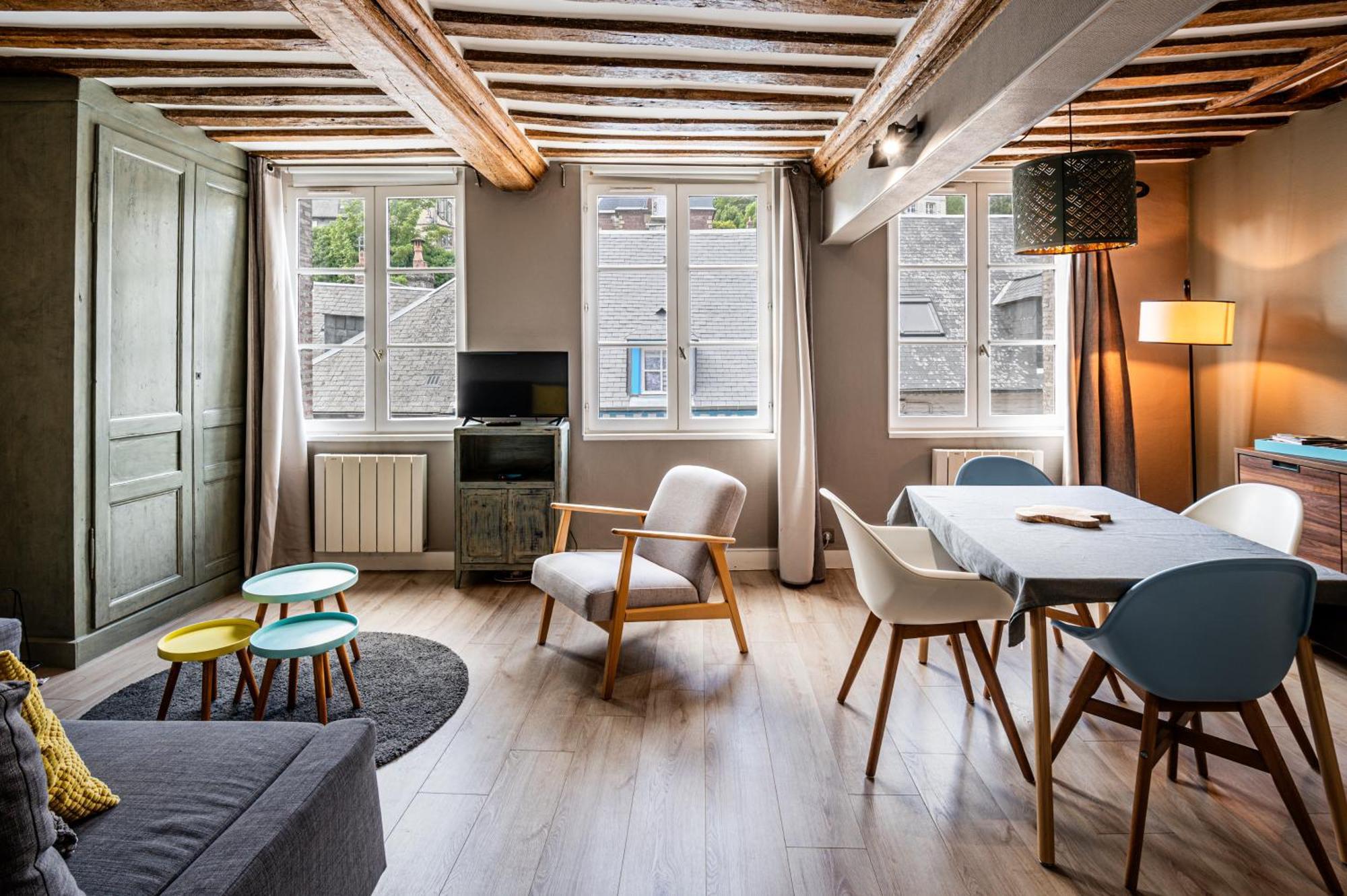 Cosy Loft - Plein Centre D'Honfleur Apartment Exterior photo